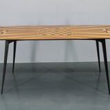 1960s Dining Chess Table , Czechoslovakia