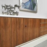Vintage Italian modernism sideboard credenza 'Duo-tone'