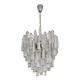 Mid-Century Modern Triedri Crystal Chandelier by Paolo Venini