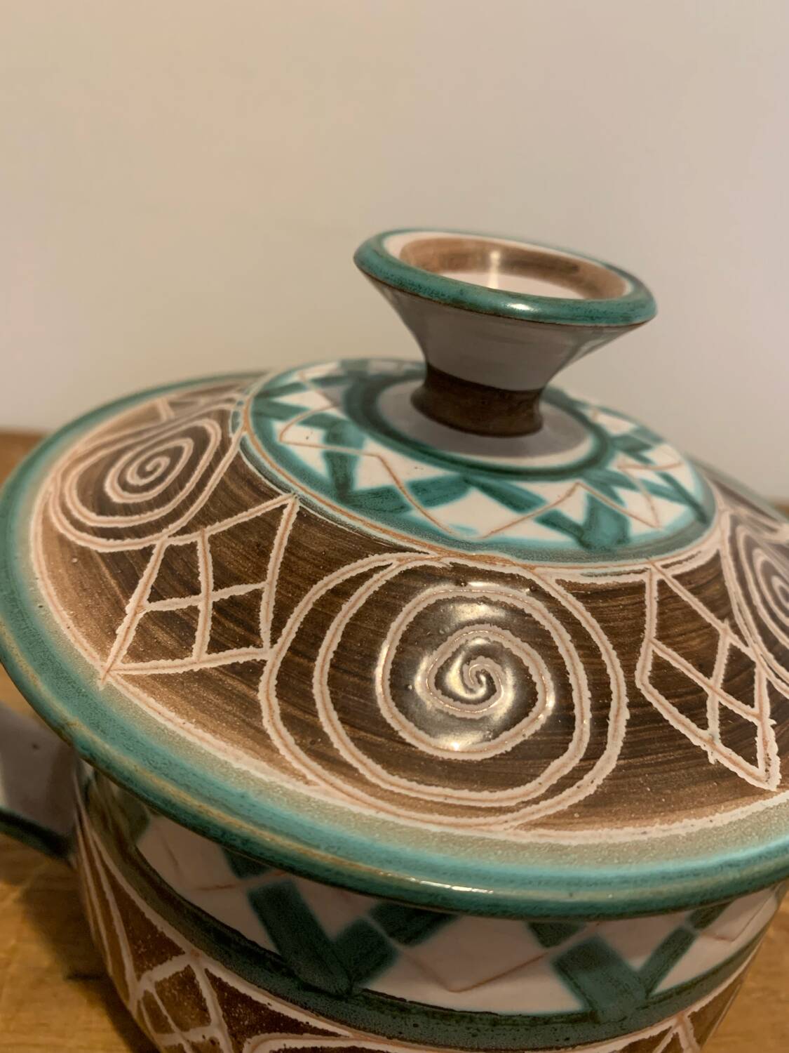 Robert Picault Vallauris Vintage Ceramic Pot circa 1960