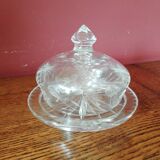 Set of decanters and other crystals