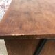 Modernist desk compass feet with drawer box