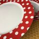 Polka dot plates Guy Degrenne
