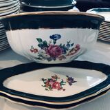 Service de table ancien  porcelaine faience Salins 54 pièces