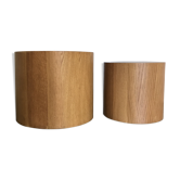 Wooden cylindrical sofa tips
