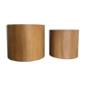 Wooden cylindrical sofa tips