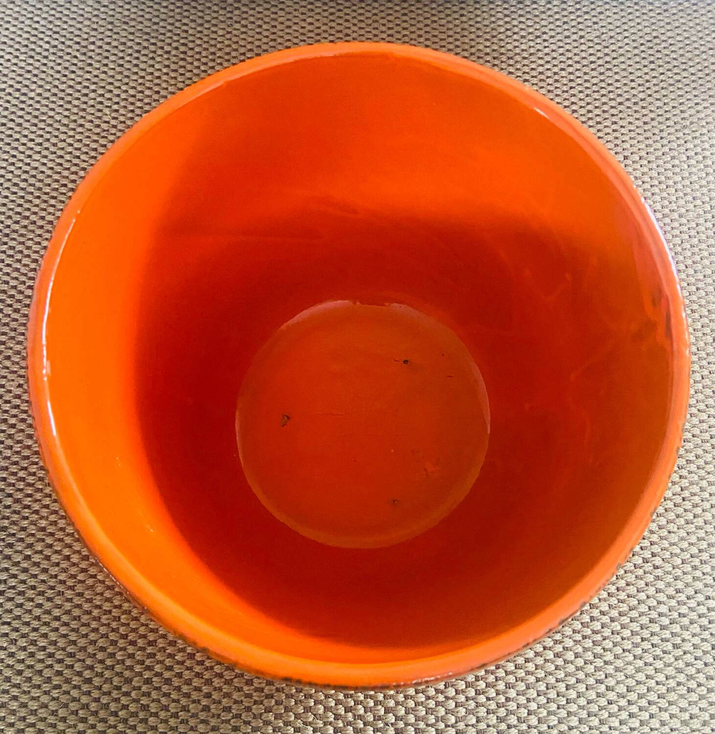 Italian ceramic plant pot from the 1970s