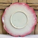 4 plates slip eglantine Massier Vallauris