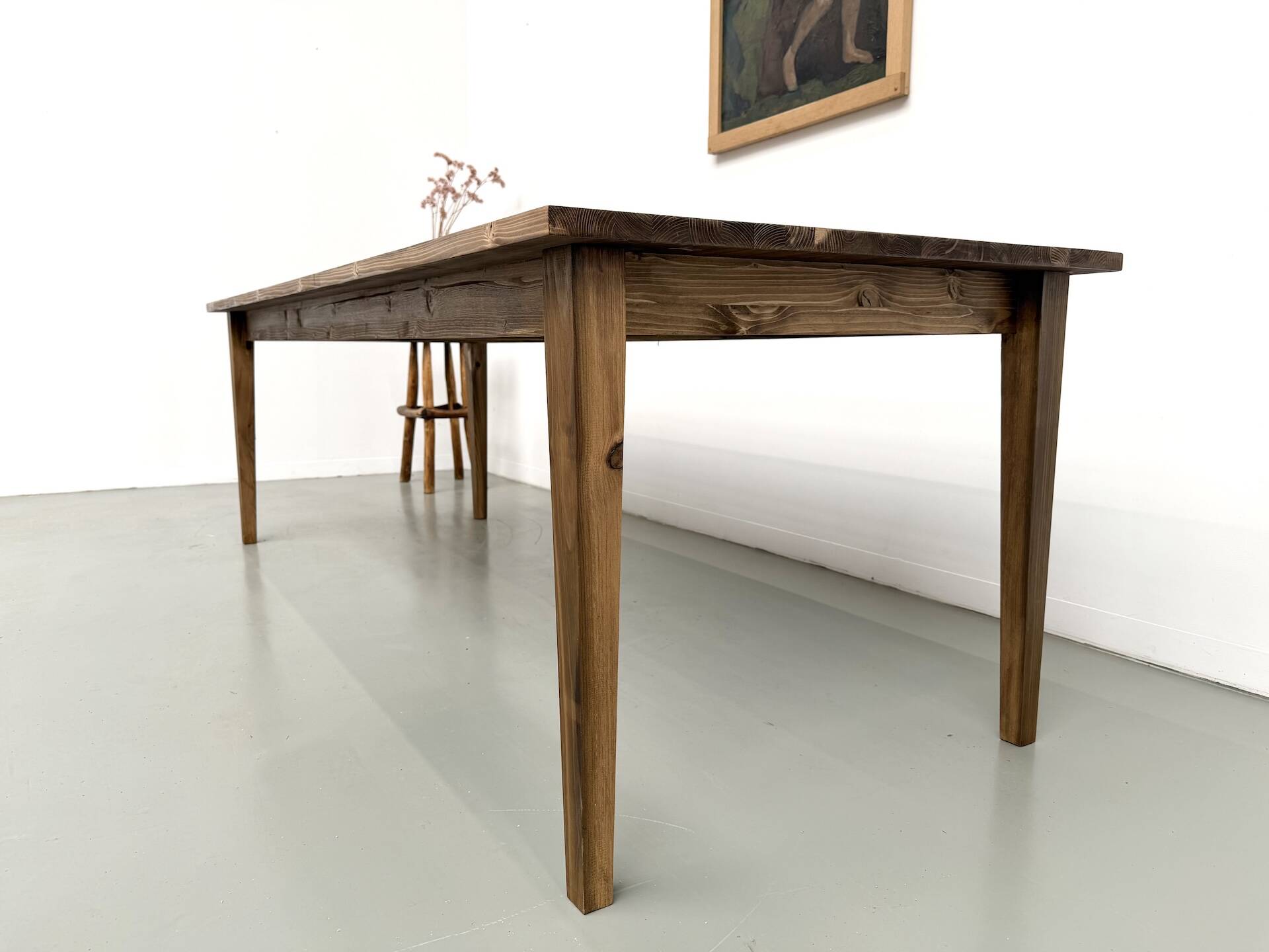 Contemporary farmhouse table, 240 cm