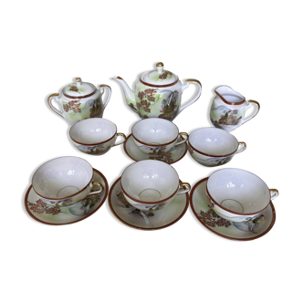 Japanese Geisha Fine Porcelain Tea Services