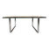 Vintage glass and chrome coffee table. Model K831 by KF Möller.