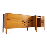 Buffet vintage des années 1960 en Italie attribué à Carlo Scarpa, exécution Anfodillo.