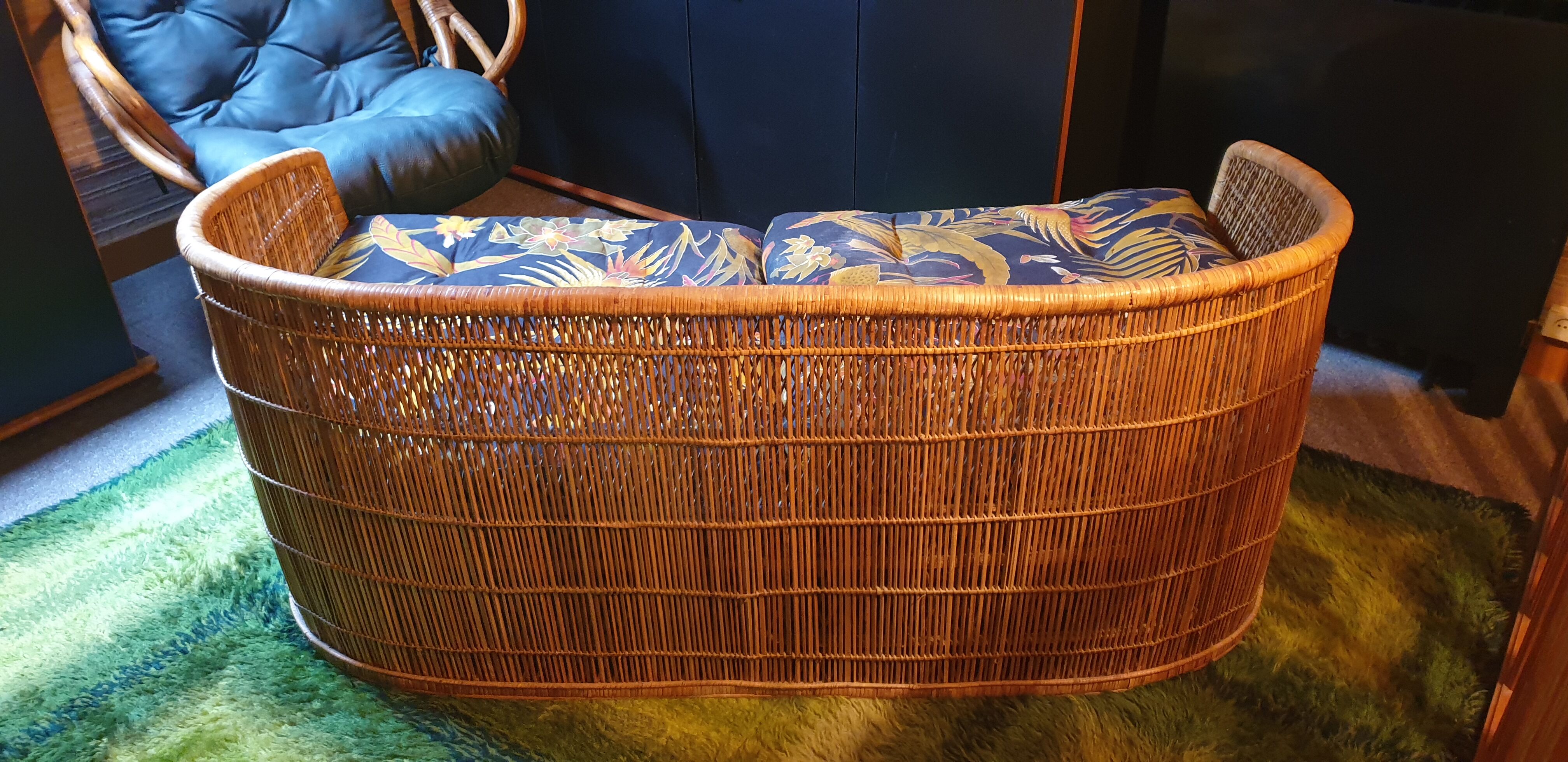 Rattan sofa