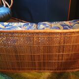 Rattan sofa