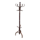 bistro style coat rack in dark wood