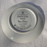 Decorative plate Bouquet Porcelain Franklin Mint