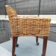Wicker and rattan child chair