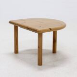 Solid Pine Coffee Table or Side Table by Rainer Daumiller for Hirtshalls Sawmills 1970s