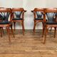6 Chaises de bistrot en bois courbé DLG Baumann Thonet Fischel