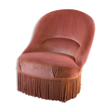 Old toad armchair pink