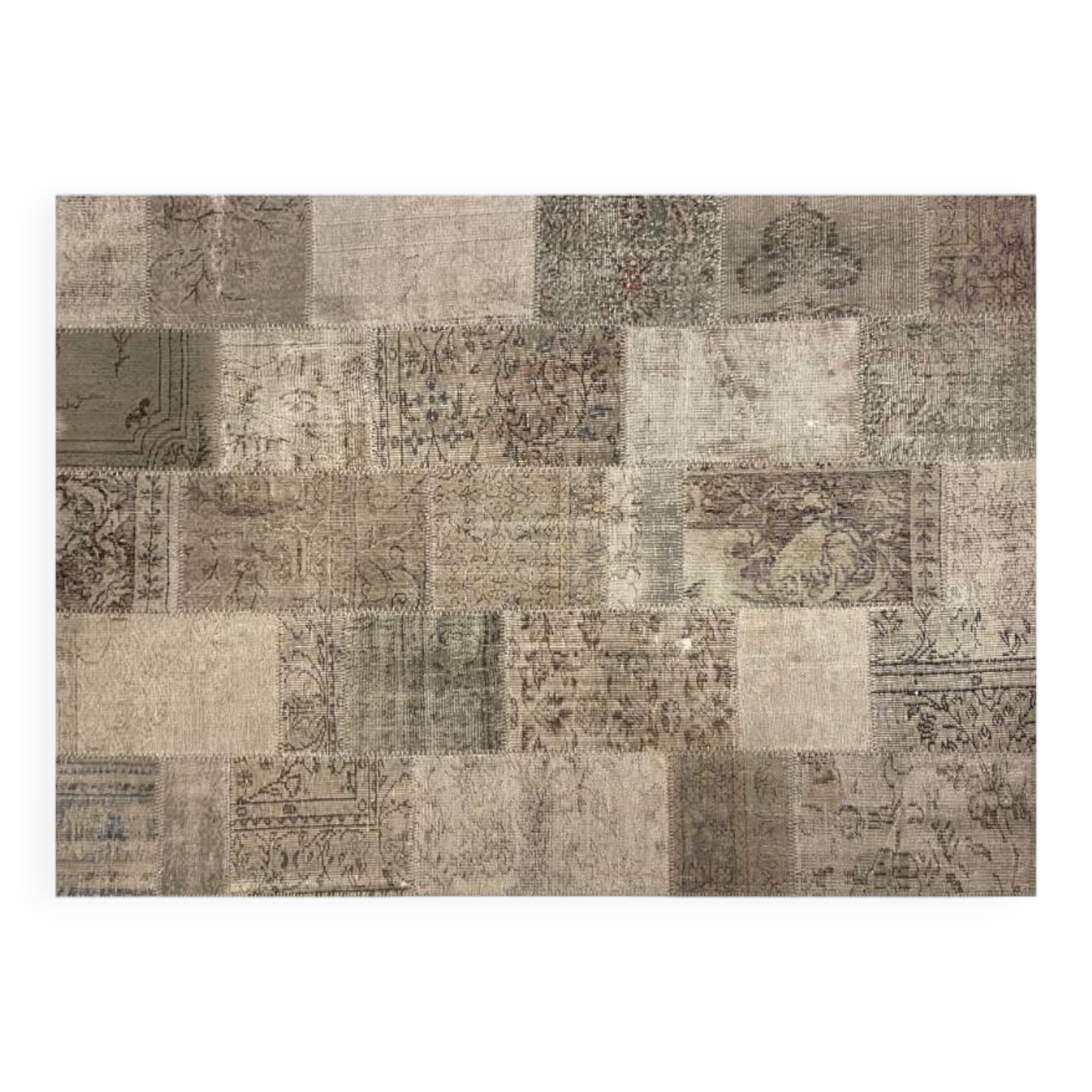Alfombra “Patchwork Natural” Mohebban – Turkey