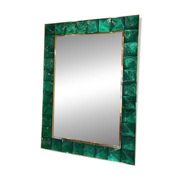 Miroir Murano, verres taillés XX eme