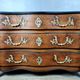 Chest of drawers crossbow louis XV in walnut XVIII th around 1750