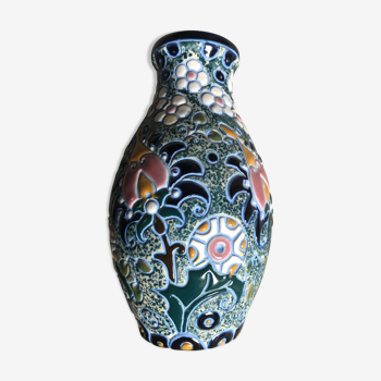 Vase art déco tchécoslovaque