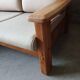 Three-seater canapé from the 1950s in elm.