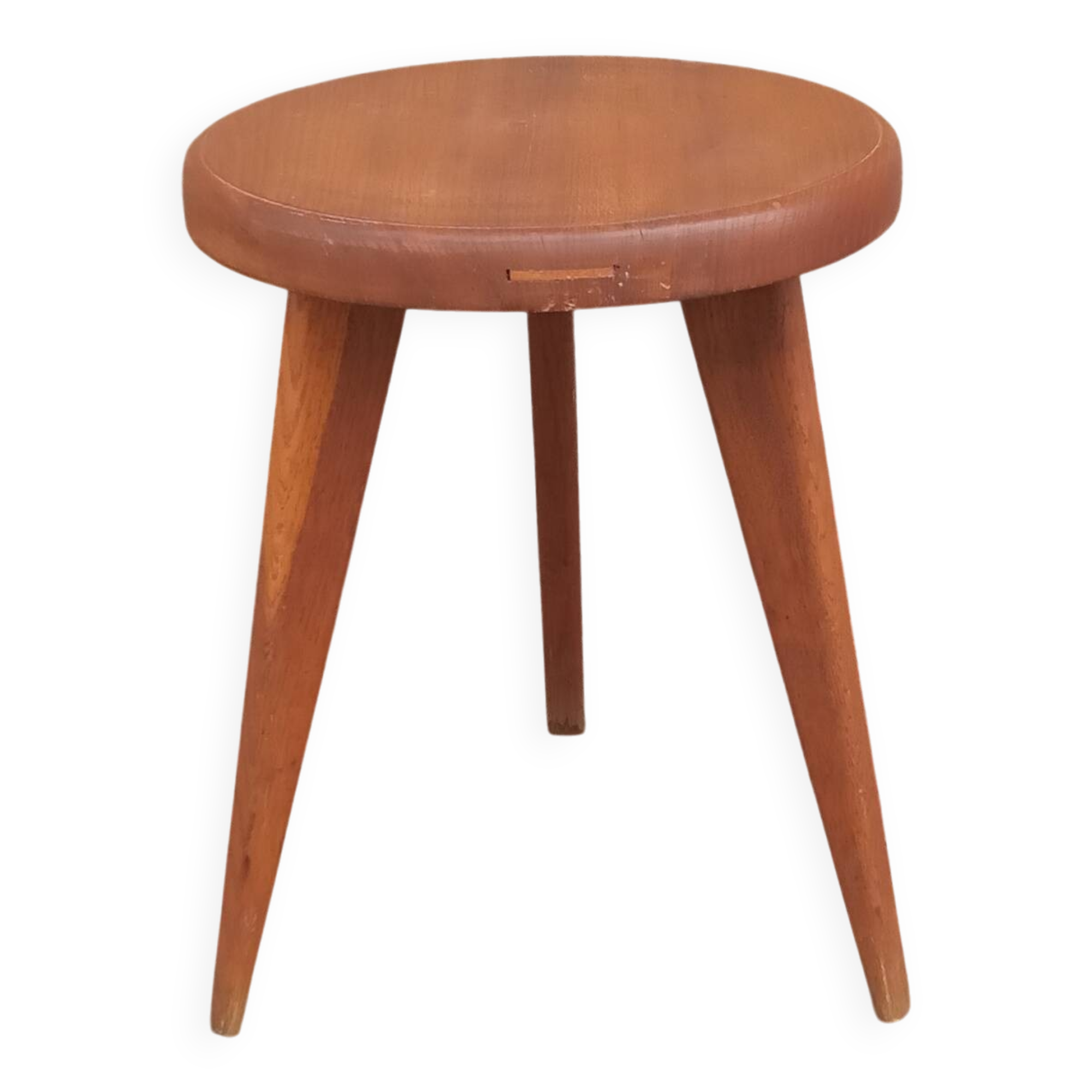 Oak tripod stool, 1950s