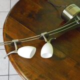 "Paulmann" 1m40 design hanging 6 lights anodized aluminium - 70s