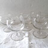 Verres anciens ciselés