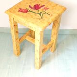 Solid pine stool