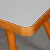 Wood and glass table by Jiri Jiroutek, 1960