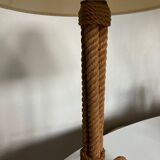 Living room lamp in braided rope 1950 Riviera