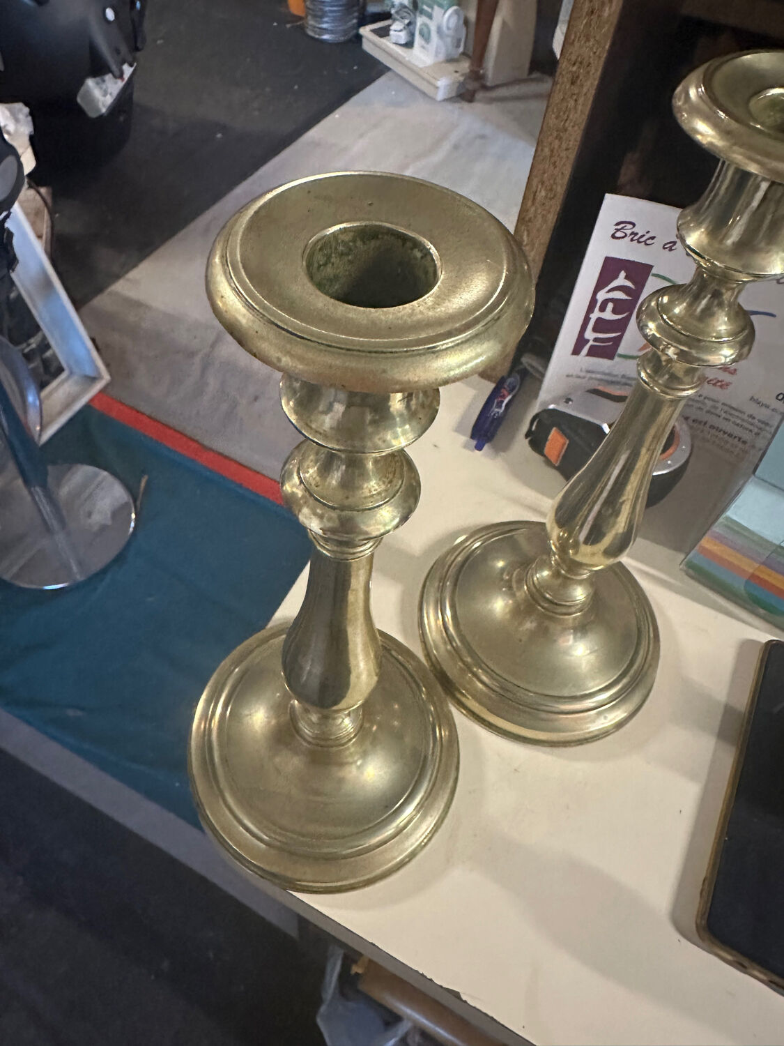 Pair of Louis Philippe candlesticks
