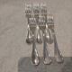 6 silver-plated dessert forks by Christofle, Albi pattern
