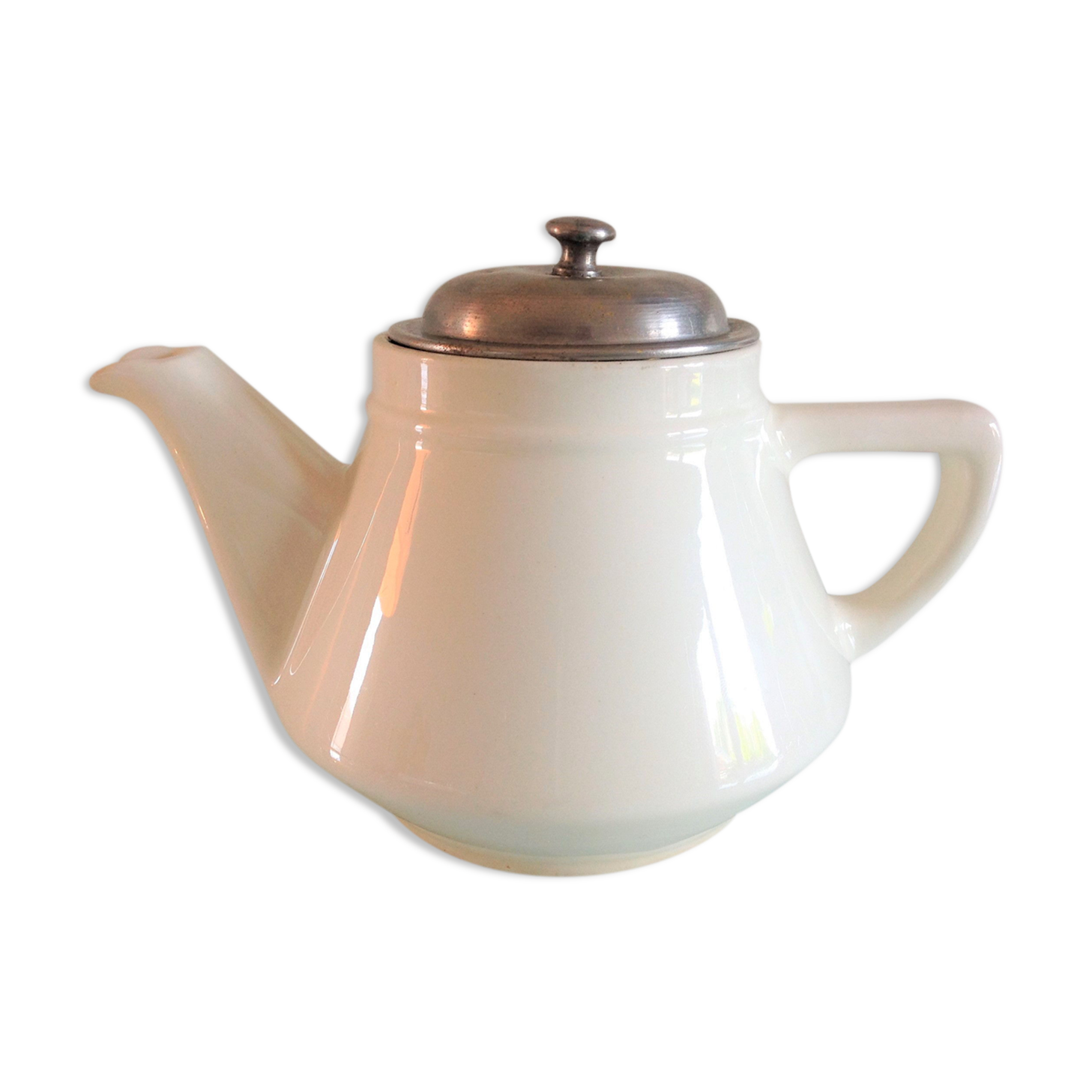White theiere by Villeroy and Boch vintage 50/60s