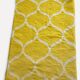 Vintage Moroccan Hand Loomed Yellow and Ivory Wool Rug, Late 20th Century