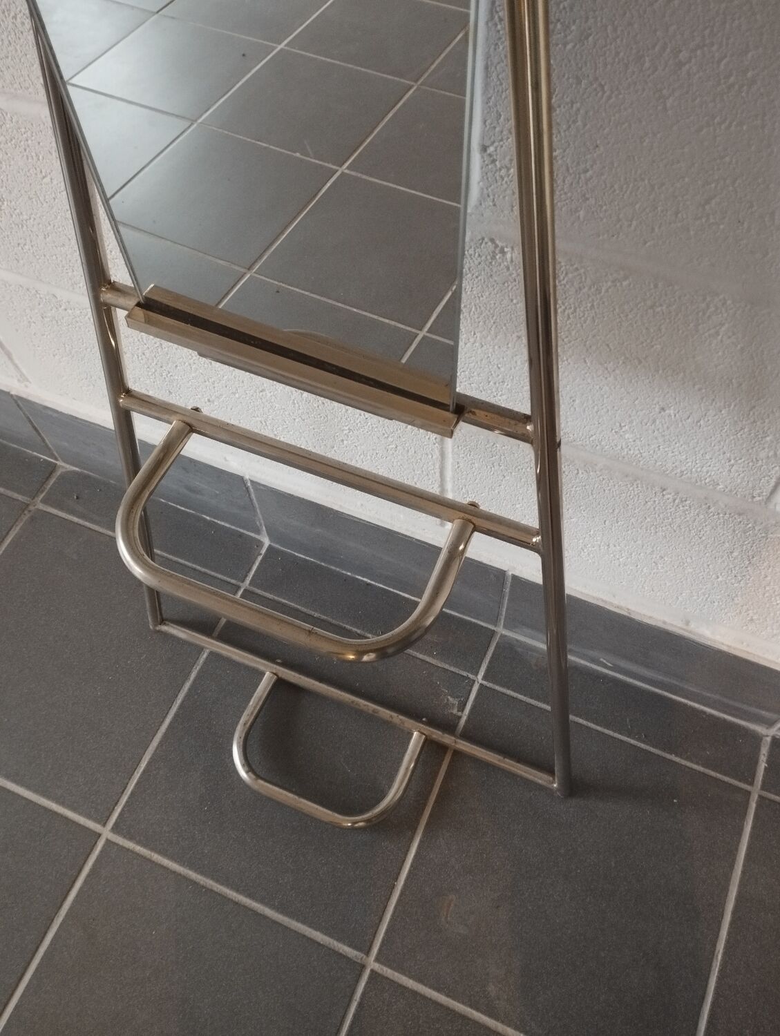 Cloakroom, coat rack, vintage mirror