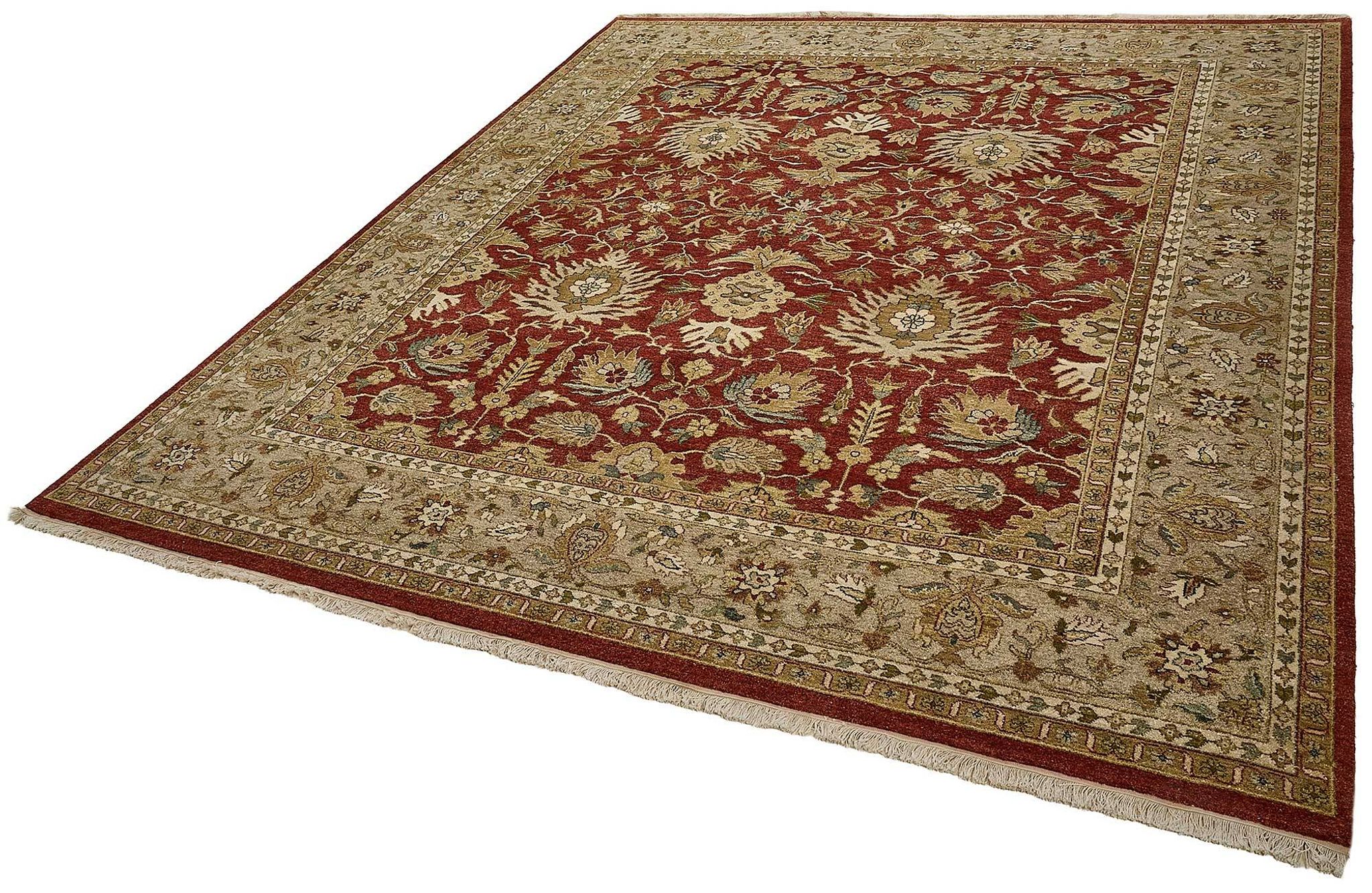 Turkish Handknotted Wool Oushak Rug 244 cm x 305 cm