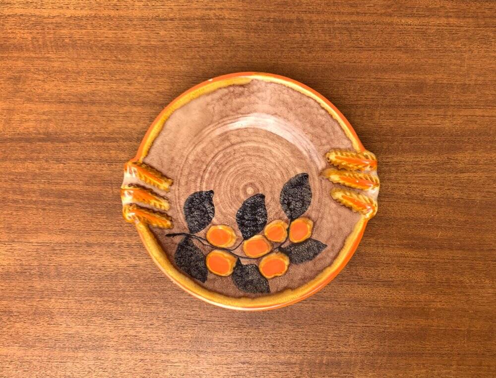 Corbeille à fruits en céramique allemande vintage de Zeller Keramik