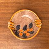 Corbeille à fruits en céramique allemande vintage de Zeller Keramik