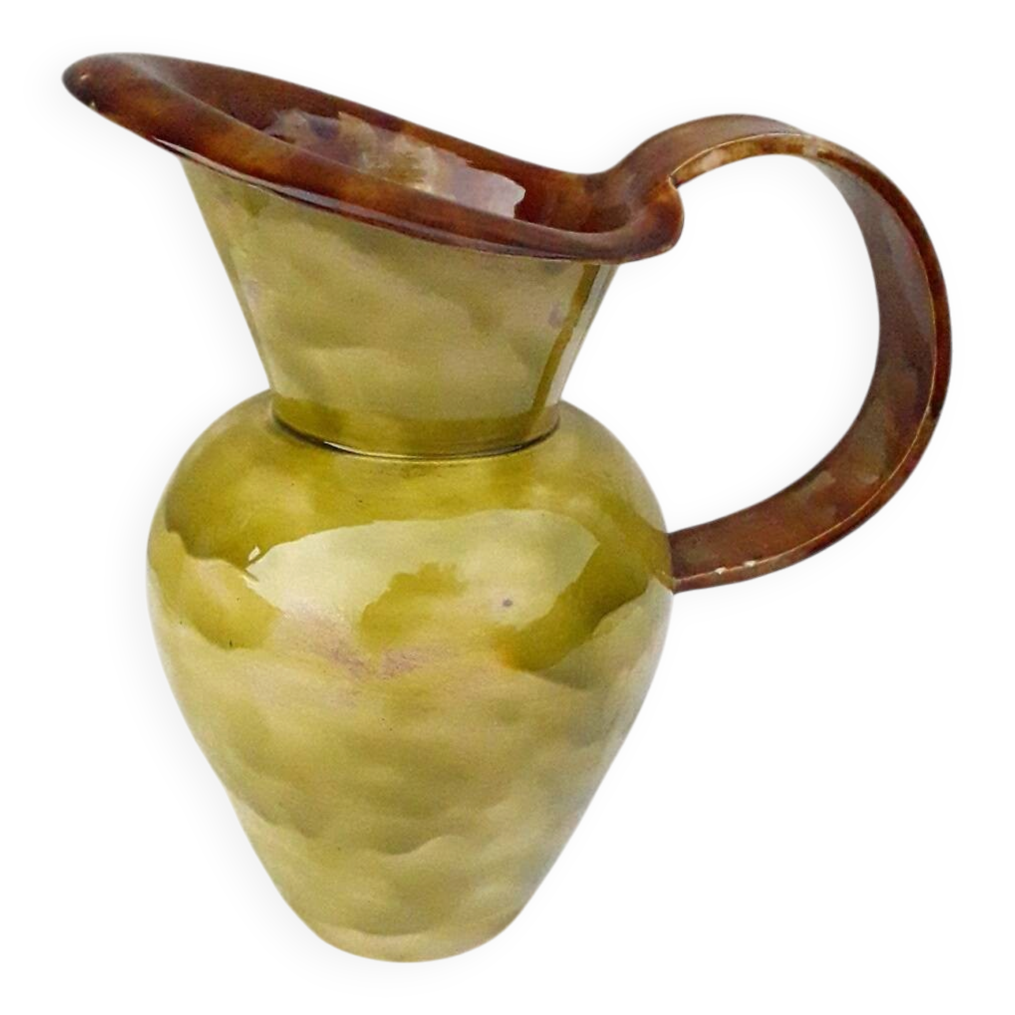Ceramic pitcher vase from the 1950s.