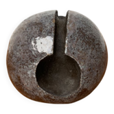 Brutalist mid-century studio pottery art sculpture from the 1960s.
