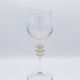 Set of 7 Galo crystal wine glasses