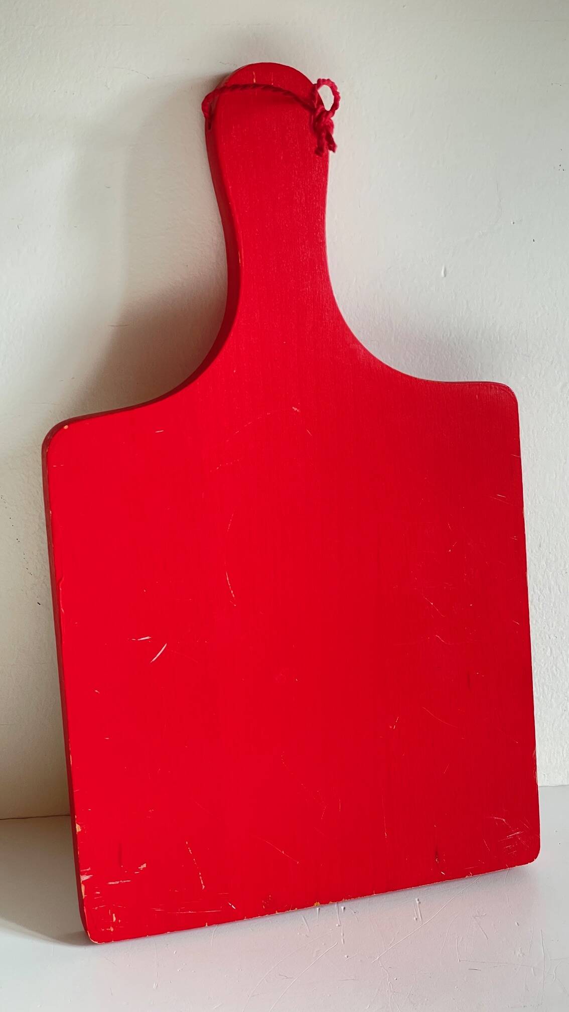 Vintage Red Plate Mat