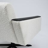 Vintage Deutsche Democratic Republic DDR, 60s, White Bouclé