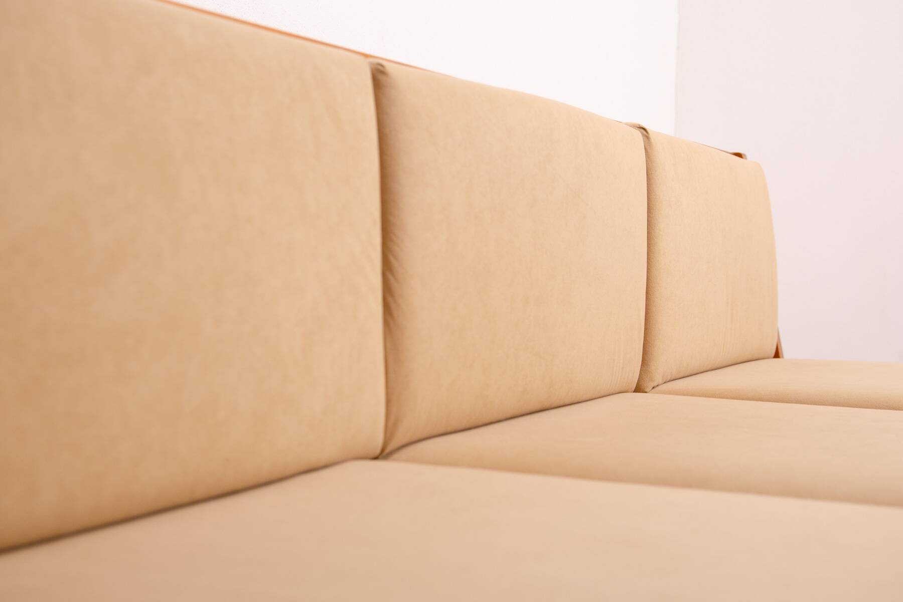Canapé pliant de style scandinave du milieu du siècle par Sedláček & Vyčítal, 1960, Tchécoslovaquie