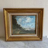 Painting reproduction of Monet the basins of Argenteuil